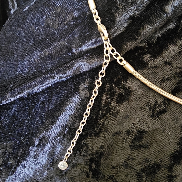 Ladies Necklace Gold Tone Necklace with Beautiful Bracelet and Gold hoop earring